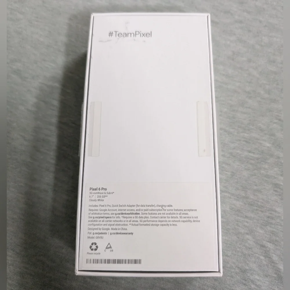 Google Pixel 6 Pro BOX and accessories, NO PHONE included. See description